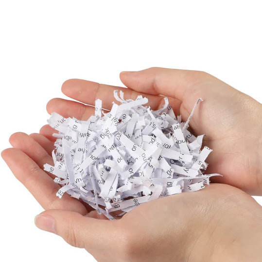 Cross-Cut Shredded Paper