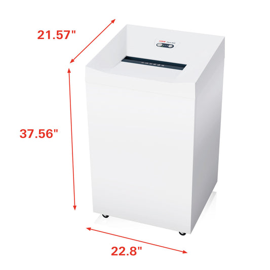 HSM Pure 830 3/16 x 1 1/8 Cross Cut Document Shredder - HSM2383