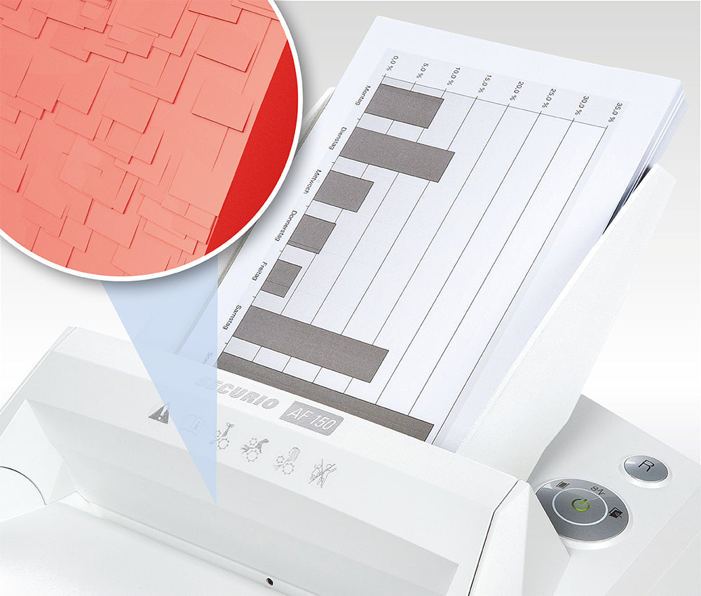 HSM SECURIO AF100 5/32 x 1 AutoFeed Document Shredder - HSM2063