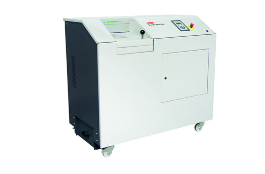 HSM StoreEx HDS 230 0.78 x 1.5-2 with Discharge conveyor belt H-4