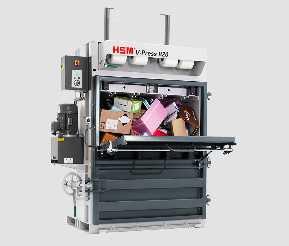 HSM V-Press 820 Plus Vertical Baling Press - HSM6143