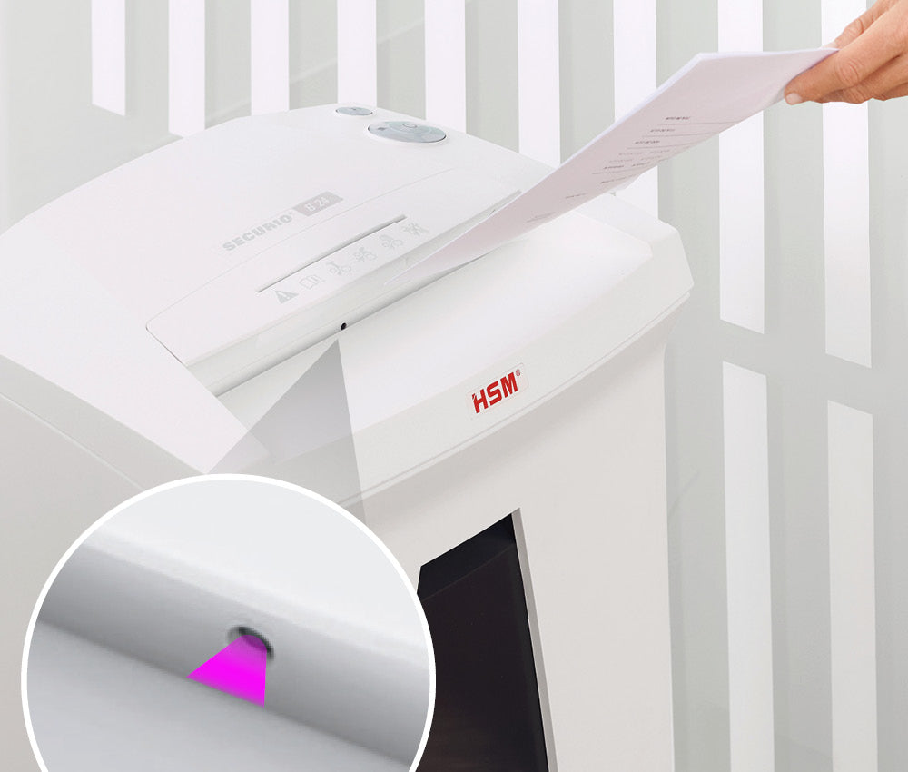 HSM SECURIO B22 1/8 x 1 1/8 Cross Cut Document Shredder - HSM1833