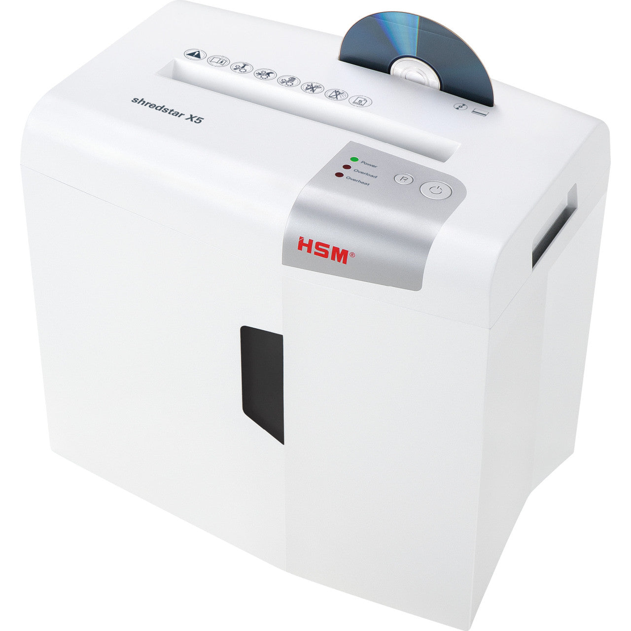 HSM shredstar X5 3/16 x 1 1/8 plus separate CD cutting unit - HSM1043w
