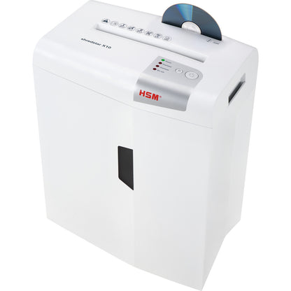 HSM shredstar X10 3/16 x 1 1/8 inch with Separate CD Cutting Unit - HSM1045