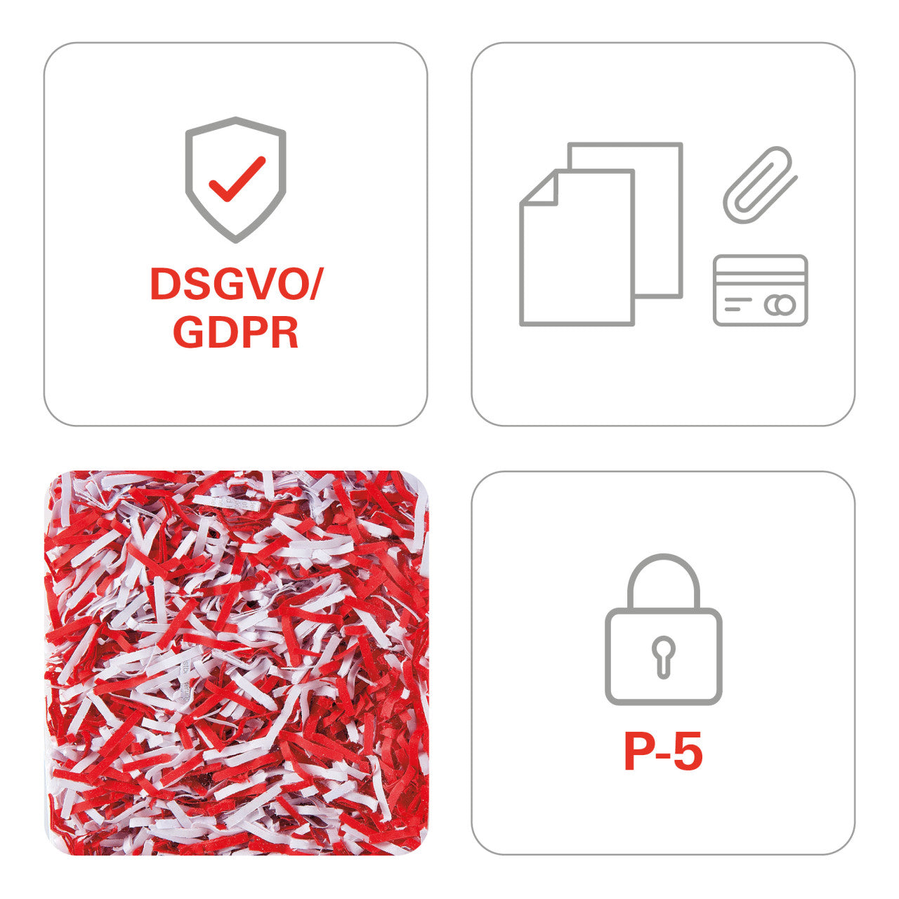 HSM SECURIO B22 1/16 x 5/8 Cross Cut Document Shredder - HSM1832