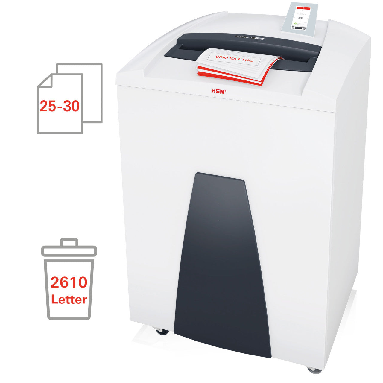 HSM SECURIO P44i 1/16 x 5/8 Cross Cut Document Shredder - HSM1872
