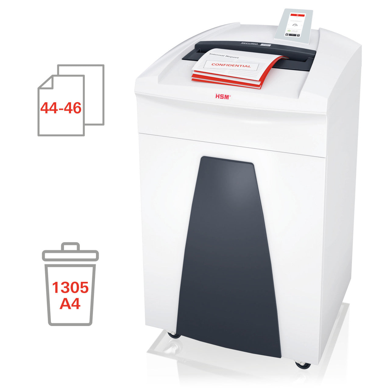 HSM SECURIO P40i - 1/8 inch Strip Cut Document Shredder - HSM1880