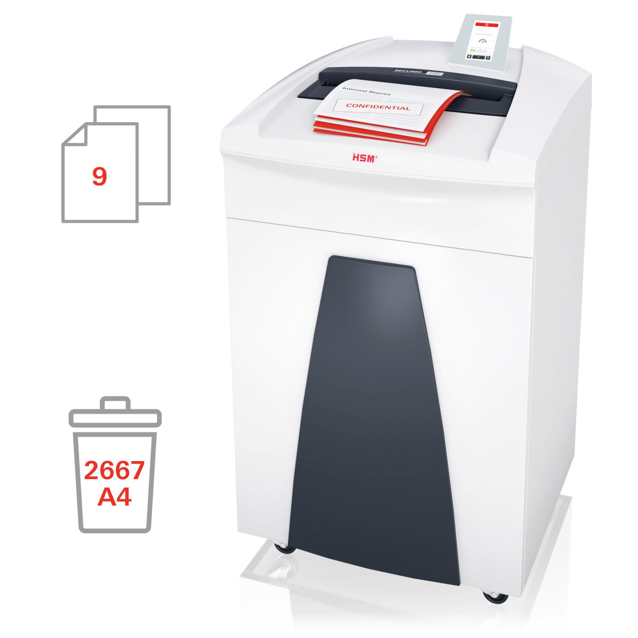 HSM SECURIO P40i 1/32 x 3/16 Document Shredder - HSM1884