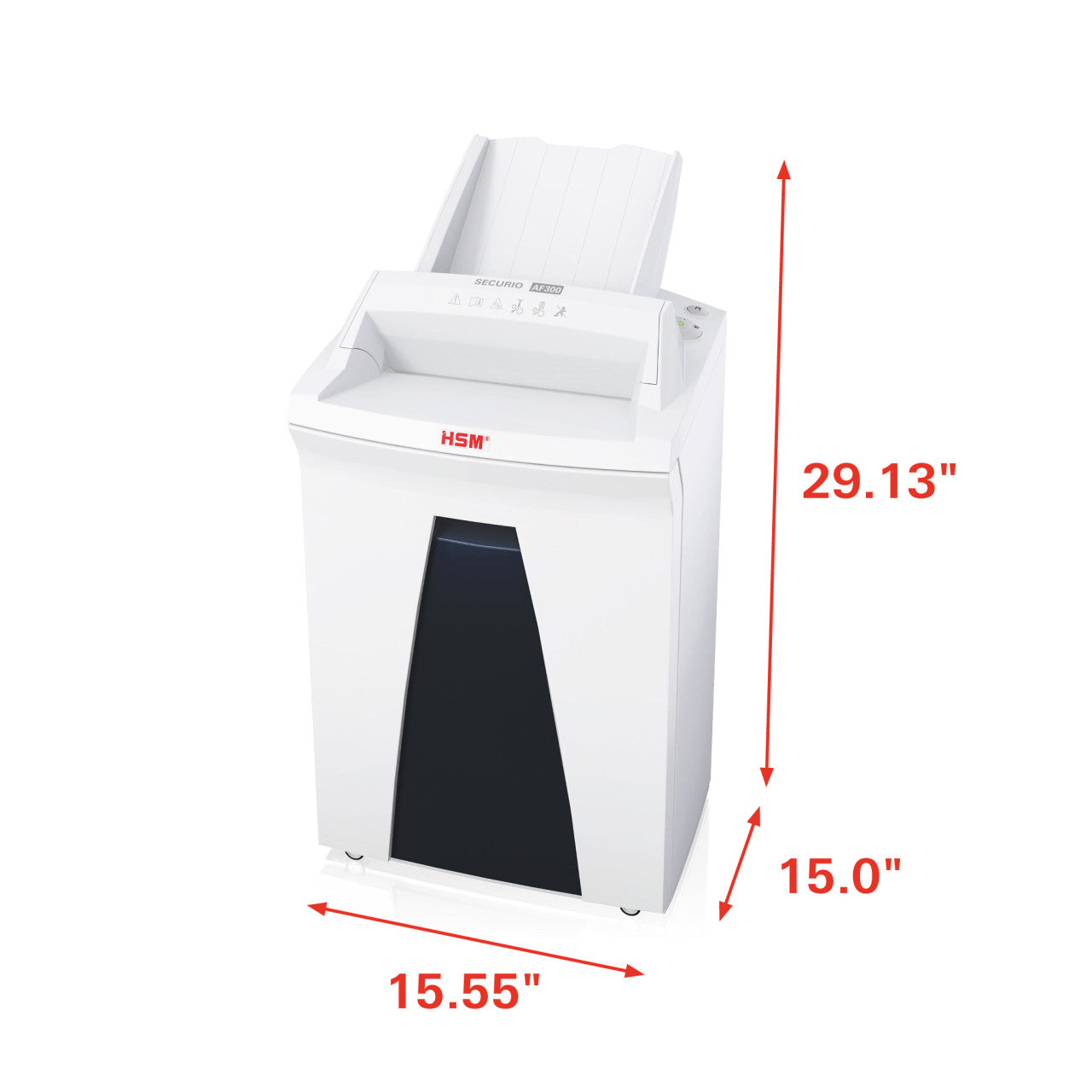 HSM SECURIO AF300 3/16 x 1 1/8 AutoFeed Document Shredder - HSM2093