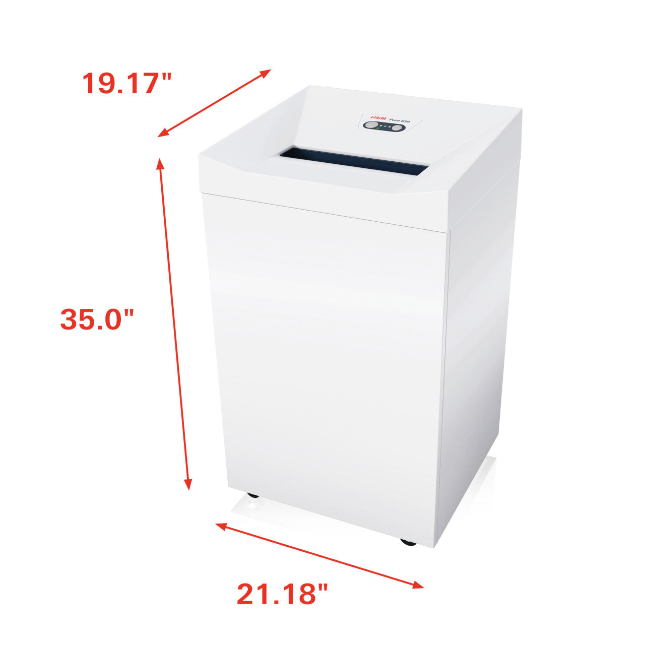 HSM Pure 630 1/4 Inch Strip Cut Document Shredder - HSM2361