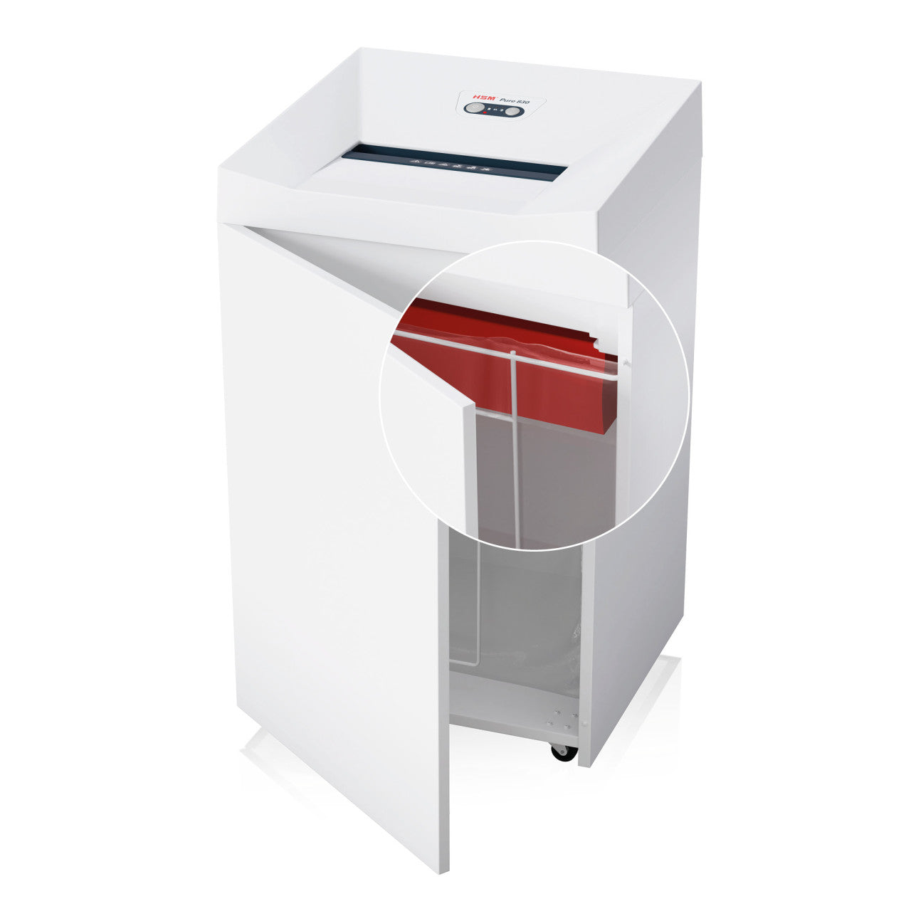 HSM Pure 830 1/8 inch Strip Cut Document Shredder - HSM2380