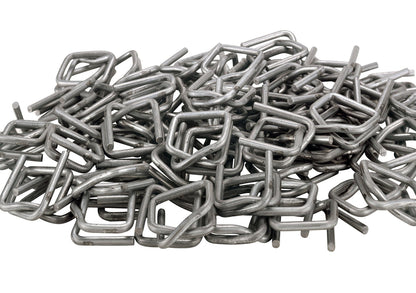 HSM Strapping Tape Clamps for HSM Baler Tapes 1 Box (1000 Pieces) - 6127990101
