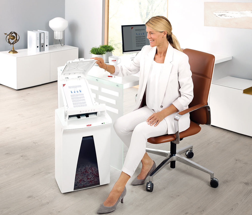 HSM SECURIO AF100 5/32 x 1 AutoFeed Document Shredder - HSM2063