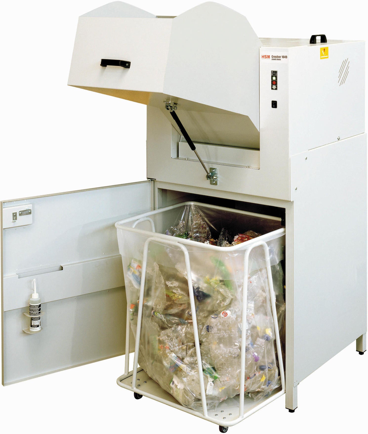 HSM Crusher 1049 SA PET Crusher for Beverage and Aluminum Cans - Heavy Duty