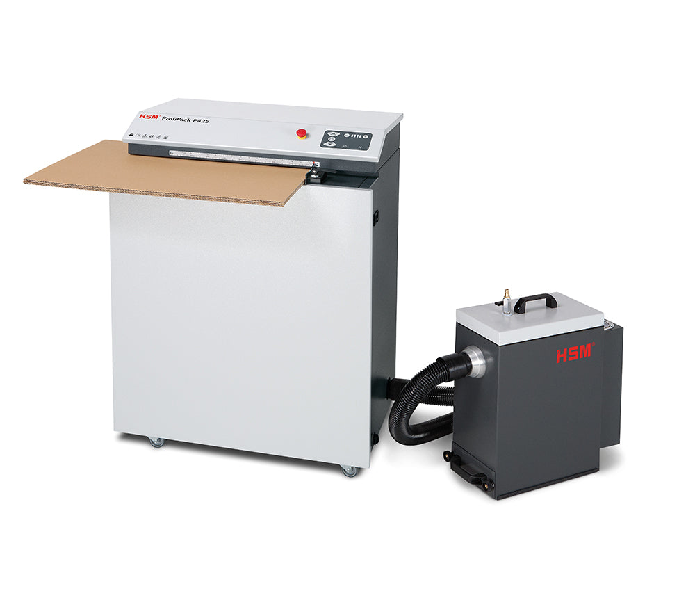 HSM ProfiPack P425 Packaging Padding Machine for Cardboard Conversion with Dust Extractor- Three-phase current Standard - HSM1533