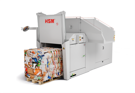 HSM HL 7009 - Horizontal Baling Press - 10,5kW for Cardboard, Plastic Film, and Mixed Paper