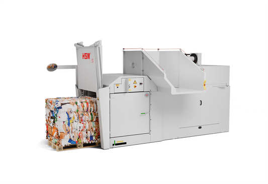HSM HL 7009 - Horizontal Baling Press - 10,5kW for Cardboard, Plastic Film, and Mixed Paper