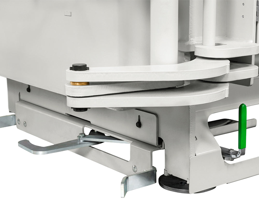 HSM HL 7009 Lifting Tilting System with Wire Mesh Cart for Horizontal Baling Presses