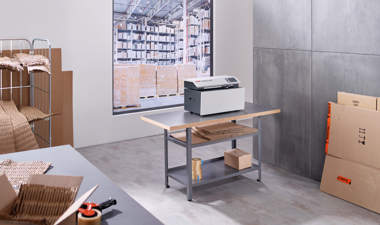 HSM ProfiPack C400 Cardboard Perforator for Efficient Packaging Padding Creation - HSM1528