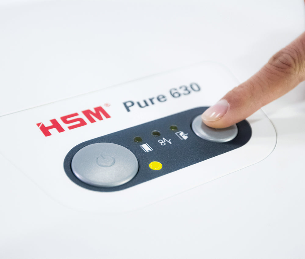 HSM Pure 740 1/4 Inch Strip Cut Document Shredder - HSM2371