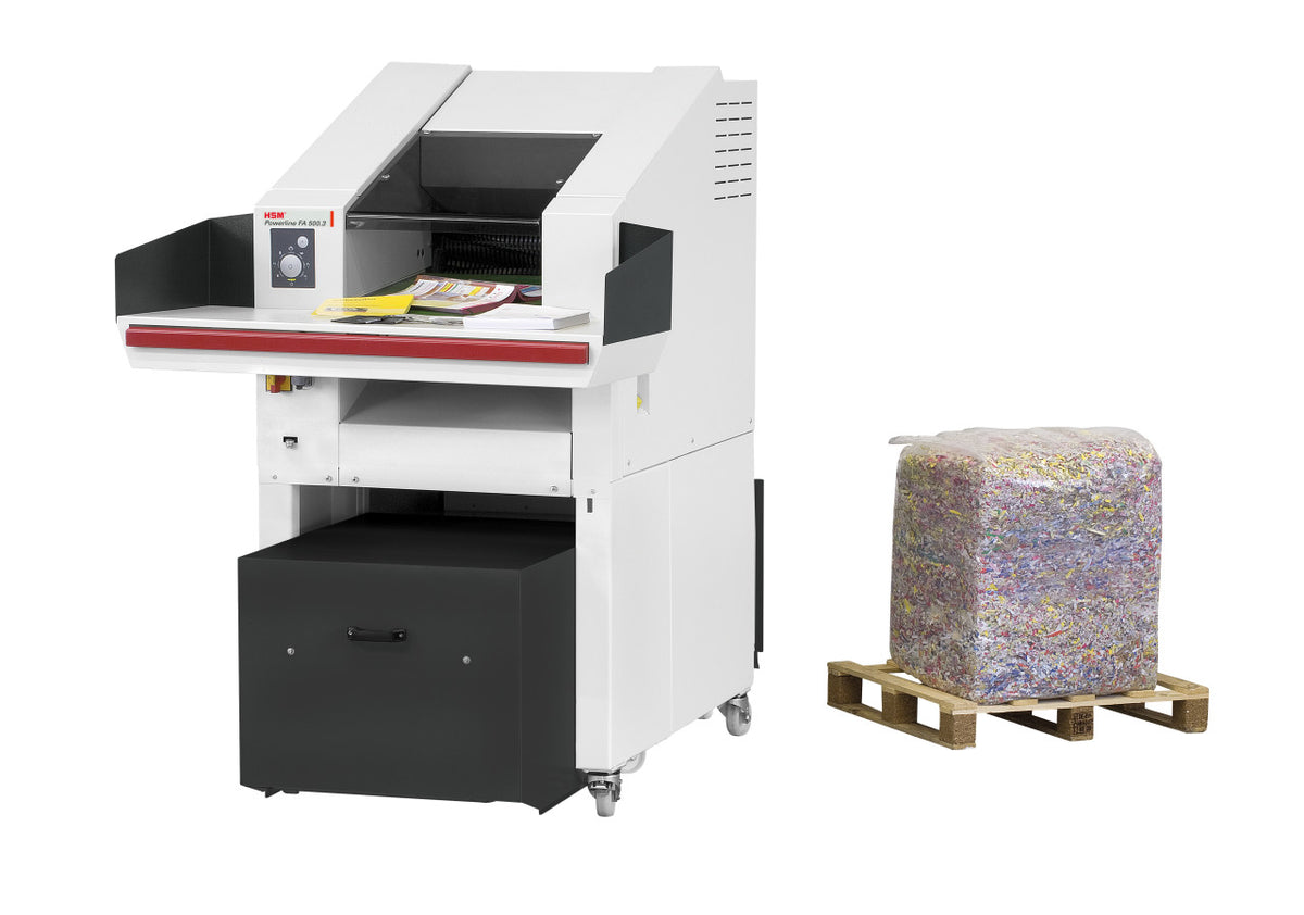 HSM Powerline SP 5080 - 1/4 x 1/2-2 3/32 Industrial Shredder and Baler
