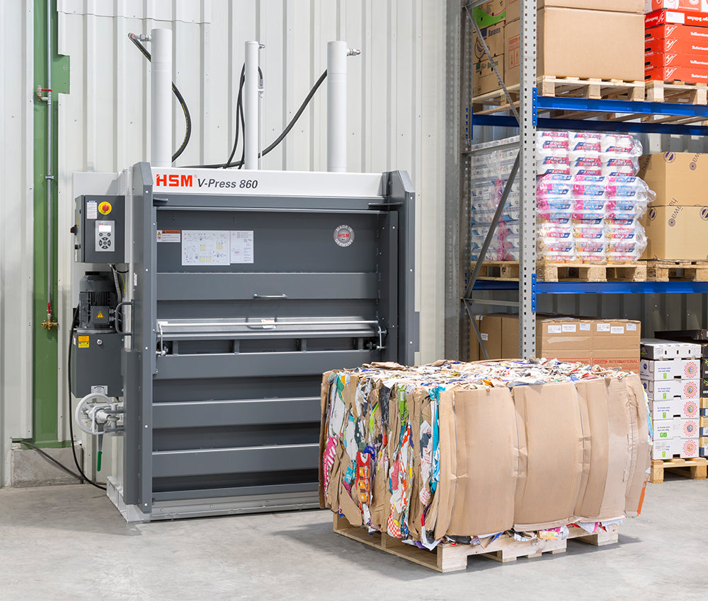 HSM V-Press 860 Plus B Vertical Bailing Press