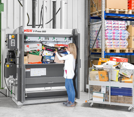 HSM V-Press 860 Plus B Vertical Bailing Press