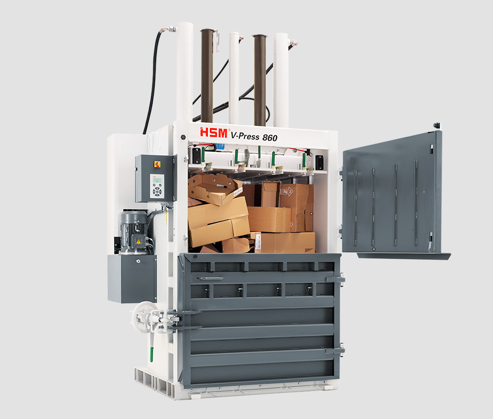 HSM V-Press 860 Plus Vertical Bailing Press