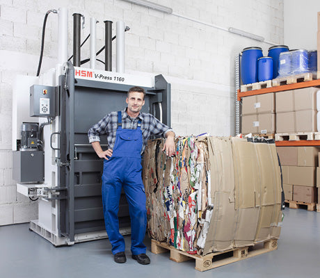 HSM V-Press 860 ECO Vertical Bailing Press