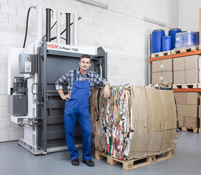 HSM V-Press 860 Plus Vertical Bailing Press