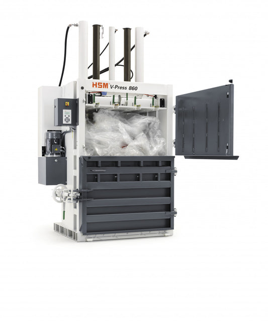 HSM V-Press 860 ECO Vertical Bailing Press