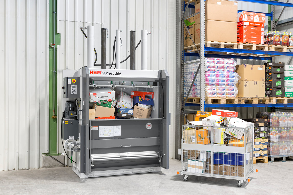 HSM V-Press 860 Plus B Vertical Bailing Press