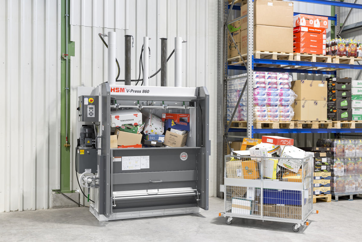 HSM V-Press 860 Plus B Vertical Bailing Press