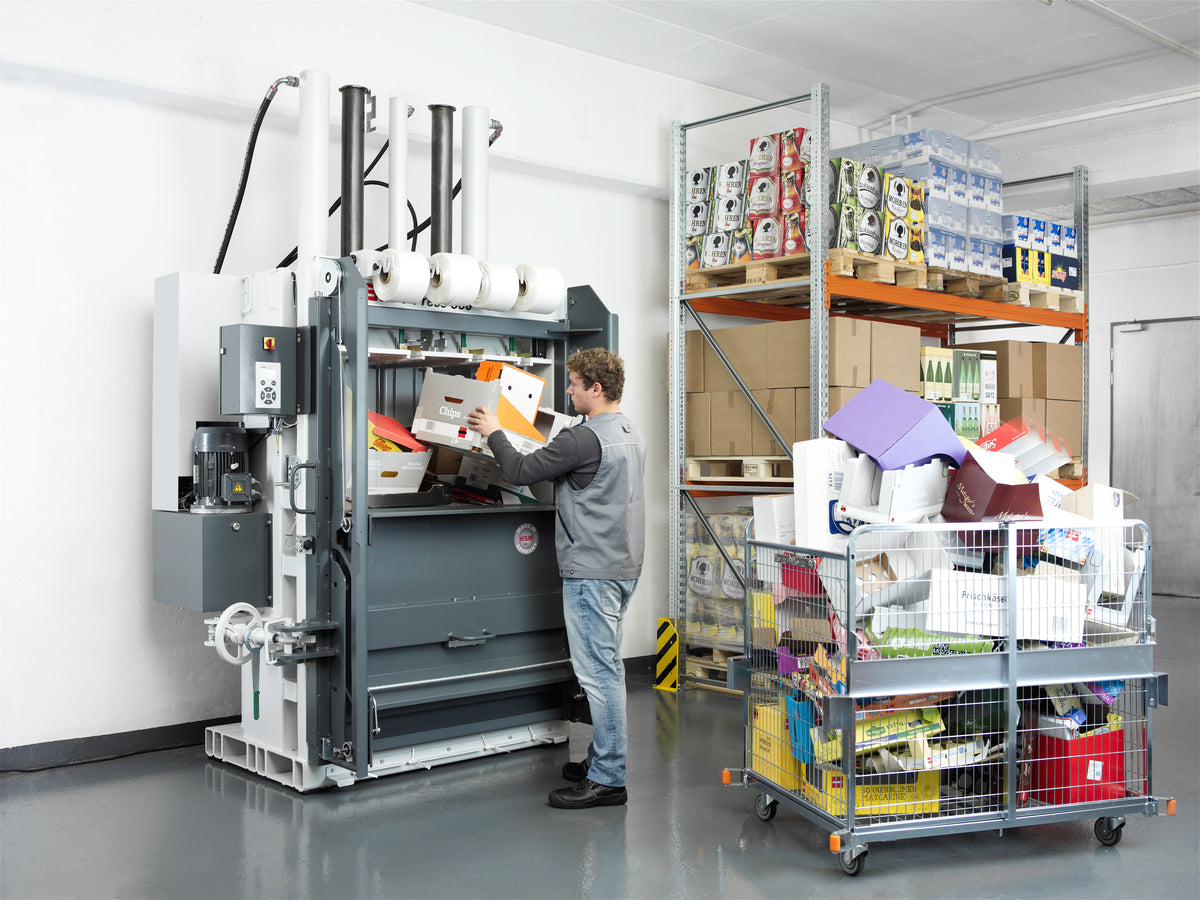 HSM V-Press 860 ECO Vertical Bailing Press