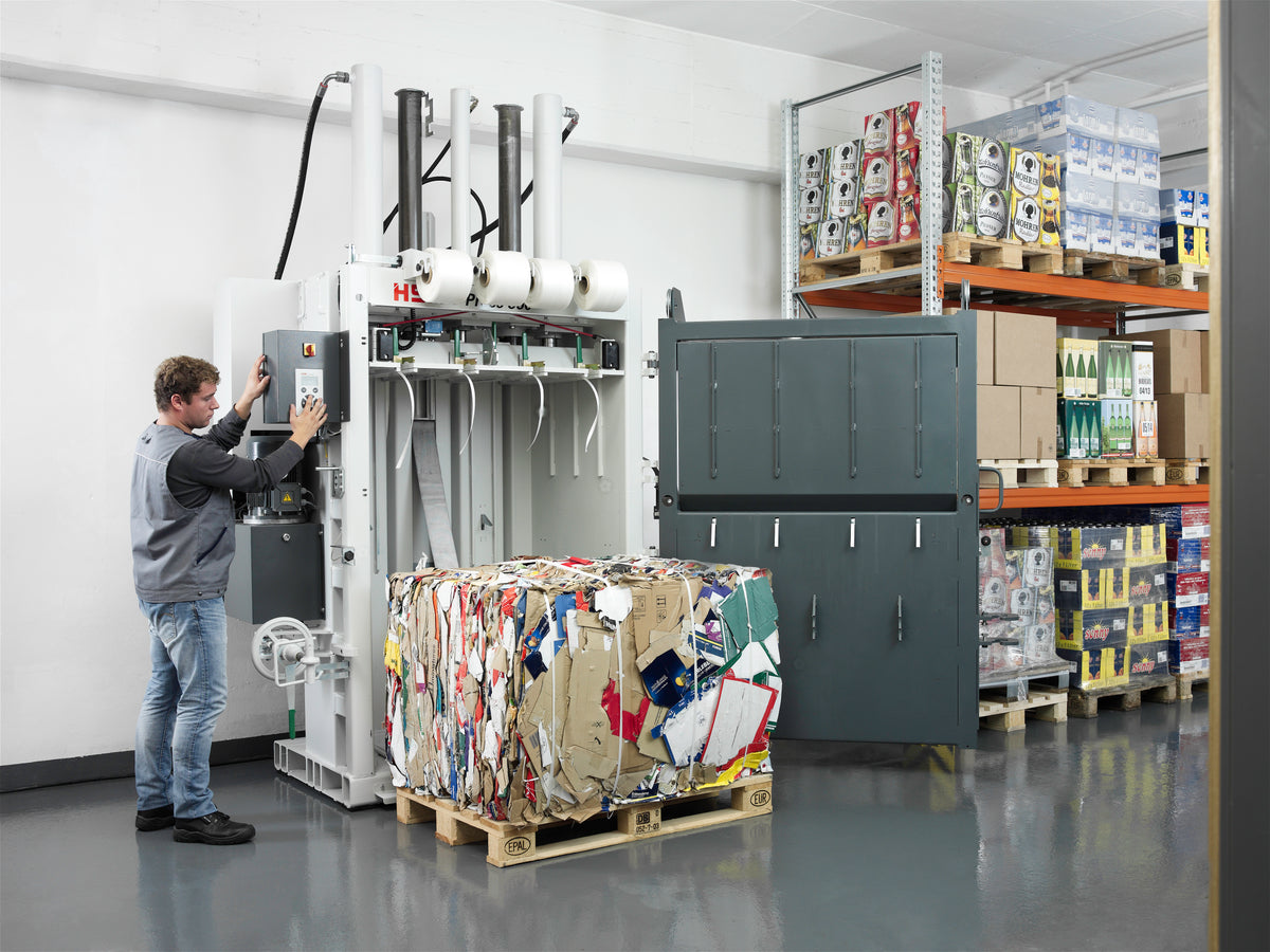 HSM V-Press 860 ECO Vertical Bailing Press