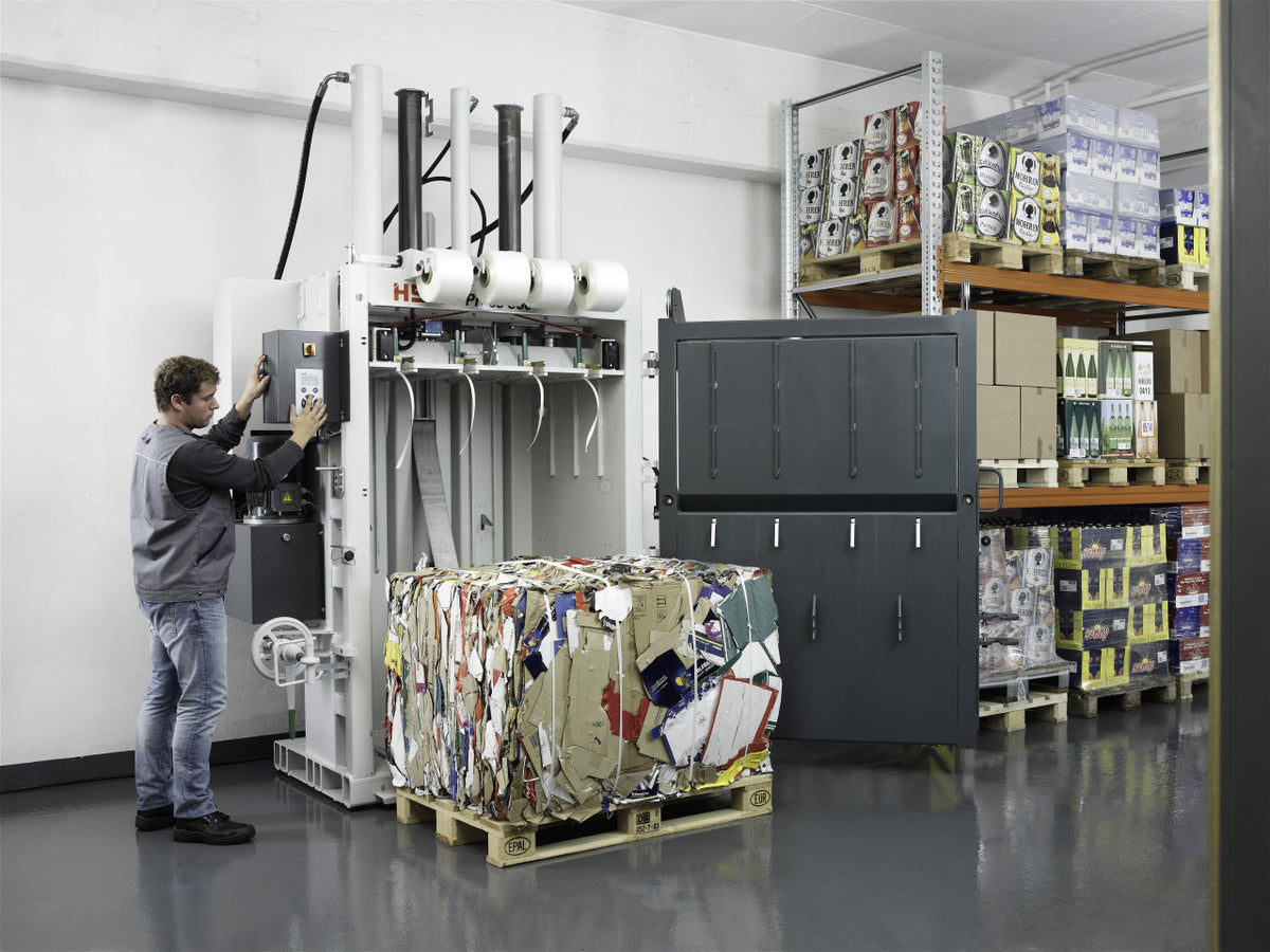 HSM V-Press 860 Plus Vertical Bailing Press