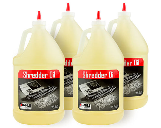 Dahle Shredder Oil - 1 Gal (4/Box) for Peak Shredder Performance