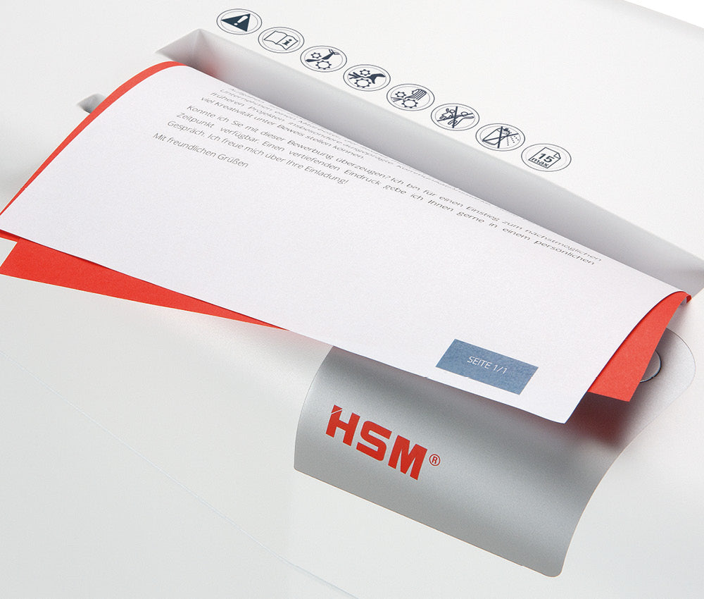 HSM shredstar X12pro 1/16 x 5/8 inch with Separate CD Cutting Unit - HSM1033