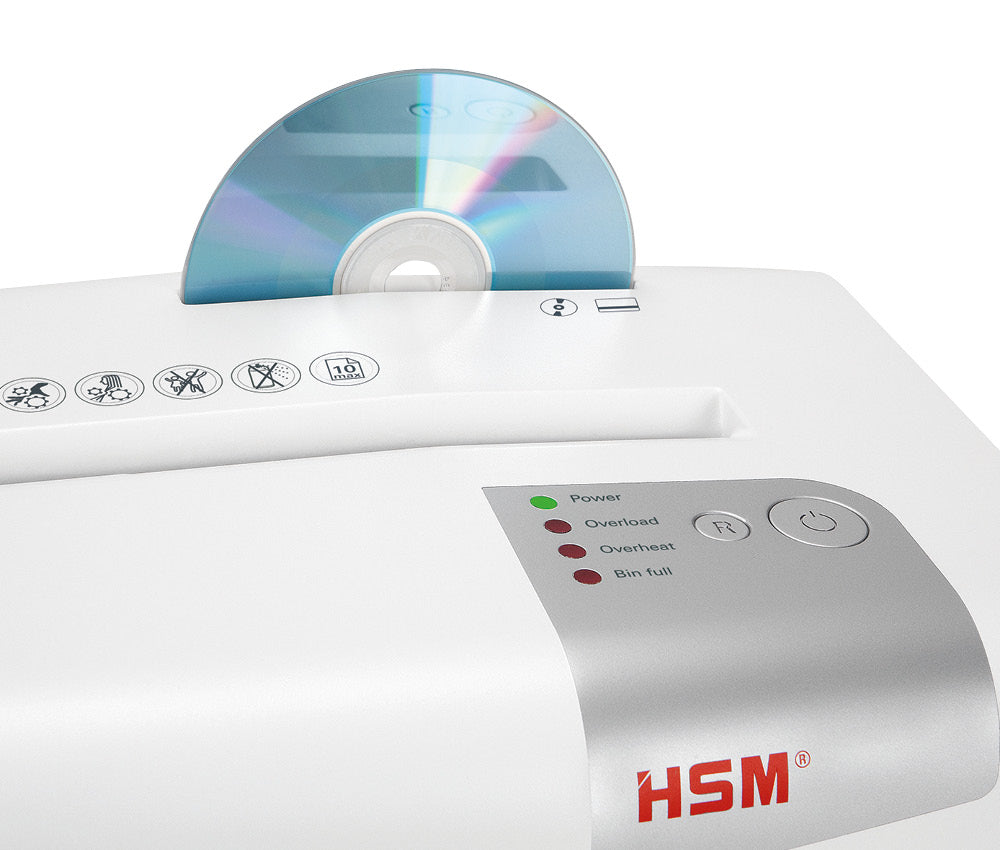 HSM shredstar X12pro 1/16 x 5/8 inch with Separate CD Cutting Unit - HSM1033