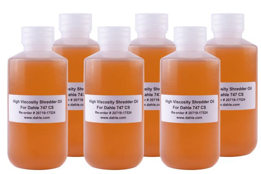 Dahle High Viscosity Shredder Oil for PowerTEC 747 CS - 6 Pack